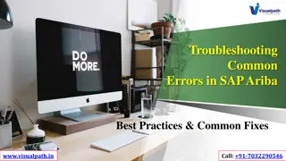 SAP Ariba Training in Bangalore  SAP Ariba Training Institutes