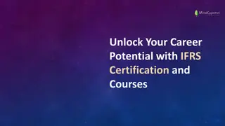 Unlock Your Career Potential with IFRS Certification and Courses