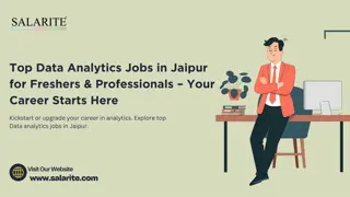Top Data Analytics Jobs in Jaipur for Freshers & Professionals – Your Career Starts Here
