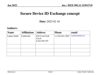 Enhancing Device Security in IEEE 802.11 Networks with ID Exchange Concept