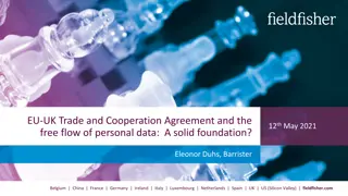 EU-UK Trade Agreement: Free Flow of Personal Data Foundation