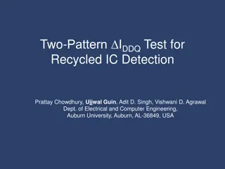Detecting Recycled ICs using Two-Pattern IDDQ Test