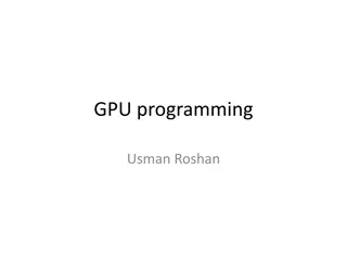 GPU Programming in Parallel Computing for Deep Learning Courses