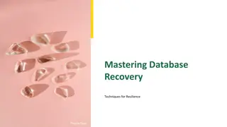 Effective Database Recovery Techniques for Resilience