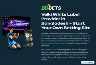 Velki White Label Betting Website Provider in Bangladesh