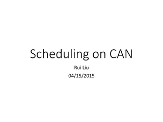Overview of CAN Scheduling Model and Protocols