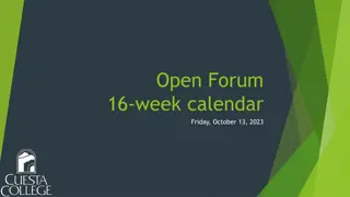 Innovative Proposal for Academic Calendar Transformation