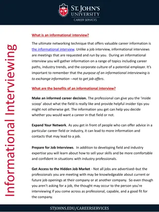 Master Informational Interviewing for Career Success