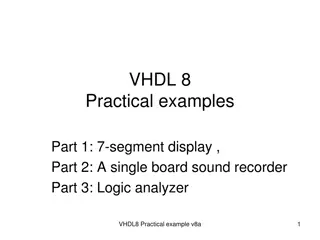 Practical Examples for 7-Segment Display Using VHDL