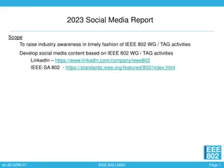 Raising Industry Awareness of IEEE 802 Activities through Social Media Outreach