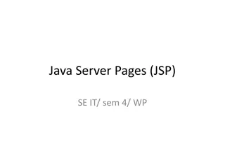 Understanding Java Server Pages (JSP) Architecture