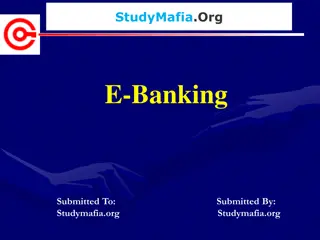 Understanding E-Banking: Services, Types, and Significance