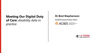 Digital Duty of Care: Empowering Equity in Disability Data