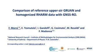 Comparison of Upper-Air Data: GNSS-RO vs GRUAN and RHARM