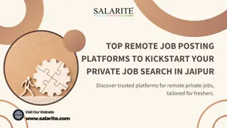 Top Remote Job Posting Platforms to Kickstart Your Private Job Search in Jaipur