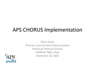 APS Chorus Implementation Overview