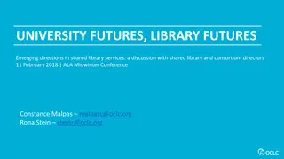 Emerging Directions in Shared Library Services Discussion