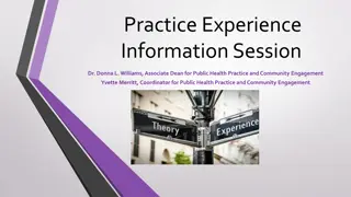 Public Health Practice Experience Guidelines