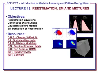 Introduction to Reestimation and EM in Machine Learning