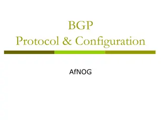 Understanding BGP Protocol and Configuration at AfNOG