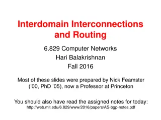 Evolution of Internet Interconnections and Routing: Insights from Computer Networks