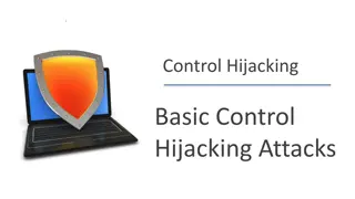 Understanding Control Hijacking Attacks and Buffer Overflows