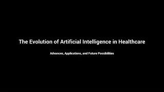 Artificial Intelligence in Healthcare: Advancements and Applications