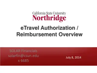 Streamline Travel Authorization and Reimbursement Process