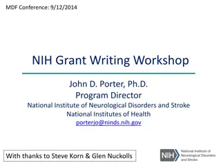 Understanding NIH Grant Application Processes and Key Contacts