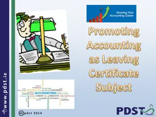 Explore Accounting as a Leaving Certificate Subject