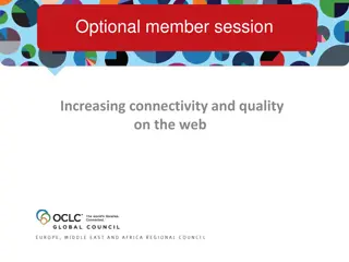 Enhancing Web Connectivity and Quality: OCLC Research Seminar Agenda
