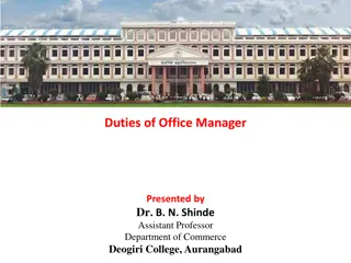 Essential Duties of an Office Manager for Efficient Operations