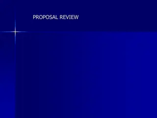 Understanding Proposal Review Process and Best Practices