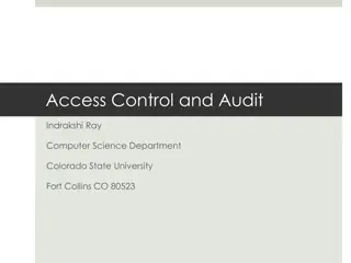 Access Control and Audit: Comprehensive Overview of Attribute-Based Access Control