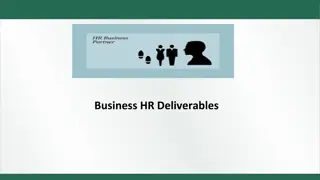 HR Business Partner Deliverables in Today's Workplace