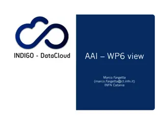 Developing AAI Workflow and Architecture for End Users