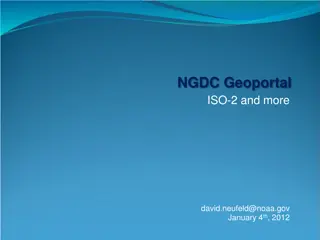 NGDC Geoportal Workflow and Metadata Enhancements