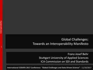 Challenges and Manifesto for Achieving Interoperability in a Global Context