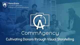 Cultivating Donors Through Visual Storytelling for Fundraising Goals at CommAgency