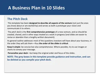 Crafting a Comprehensive Business Pitch Deck in 10 Slides