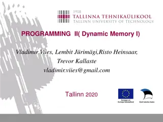 Dynamic Memory Management & File Handling in Programming