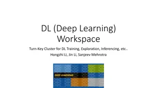 Turn-Key Deep Learning Workspace Cluster for Training and Deployment