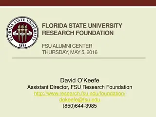 Florida State University Research Foundation: Overview of Organizational Structure and Achievements