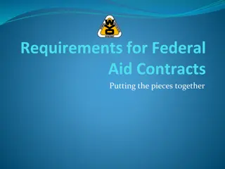 Strategies for Successful Federal Aid Contracts Management