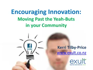 Encouraging Innovation: Moving Past the Yeah-Buts in Your Community