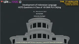 Developing Higher Order Thinking Skills (HOTS) Questions in Indonesian Language Class XII SMK PUI Cikijing