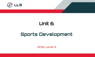 Sports Development Providers and Partnerships in the UK