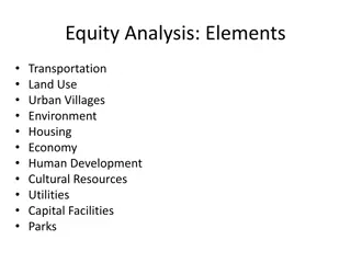 Equity Analysis Elements and Growth Strategy in Urban Planning