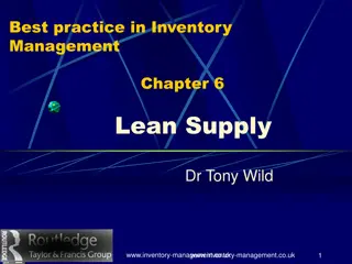 Lean Inventory Management Practices - Contrasts, Stockholding, and Throughput Time
