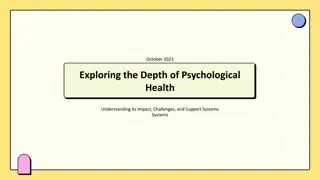 Exploring Psychological Well-being and Resilience in Everyday Life